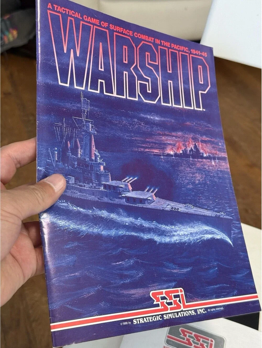 Warship by Strategic Simulations, Inc. for Atari ST - Looks Good Is Untested